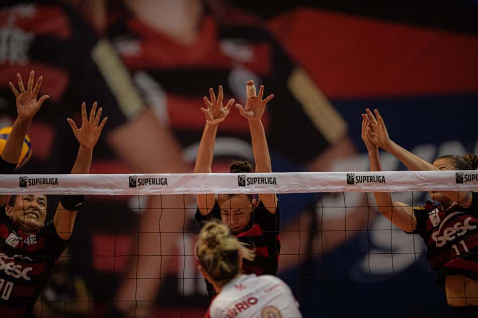 Sesc RJ Flamengo vence Tijuca na Superliga Feminina 25/26 (Foto: Paula Reis/ Flamengo
