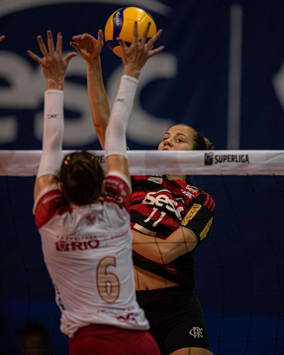 Sesc RJ Flamengo vence Tijuca na Superliga Feminina 25/26 (Foto: Paula Reis/ Flamengo)
