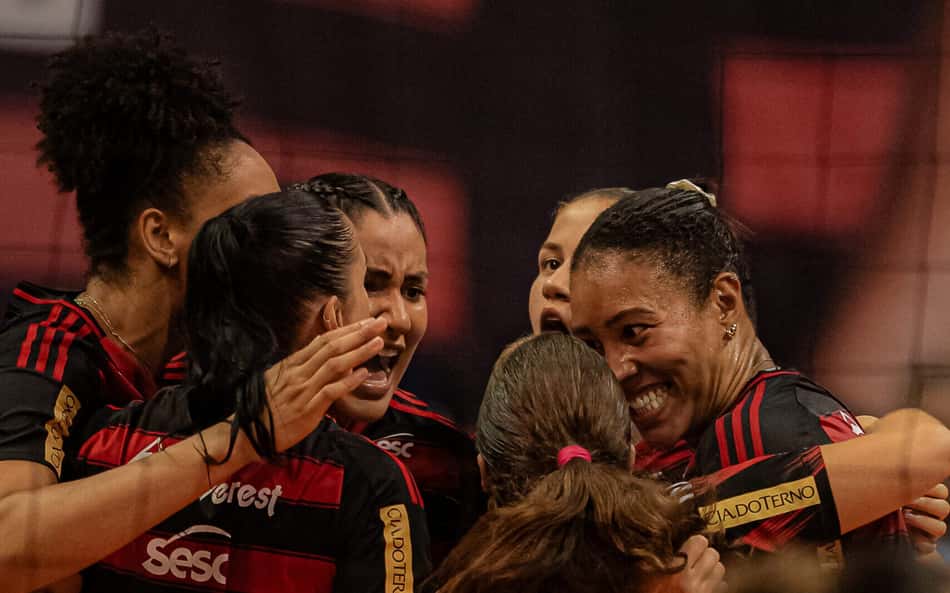 Sesc RJ Flamengo vence Tijuca na Superliga Feminina 25/26 (Foto: Paula Reis/ Flamengo)
