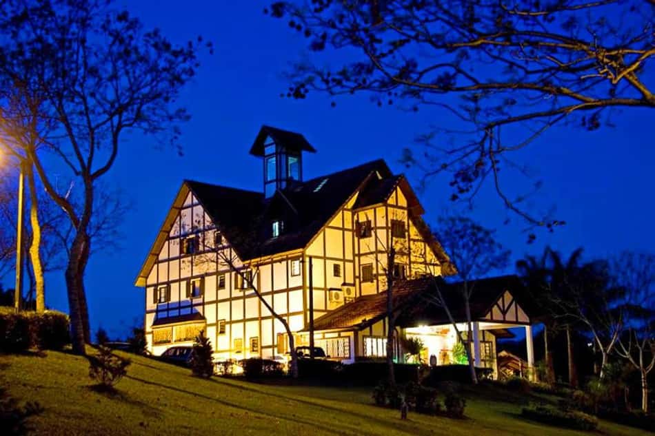 Estrutura do Hotel Amoreiras, novo CT do Bragantino feminino. (Foto: reprodução/internet)