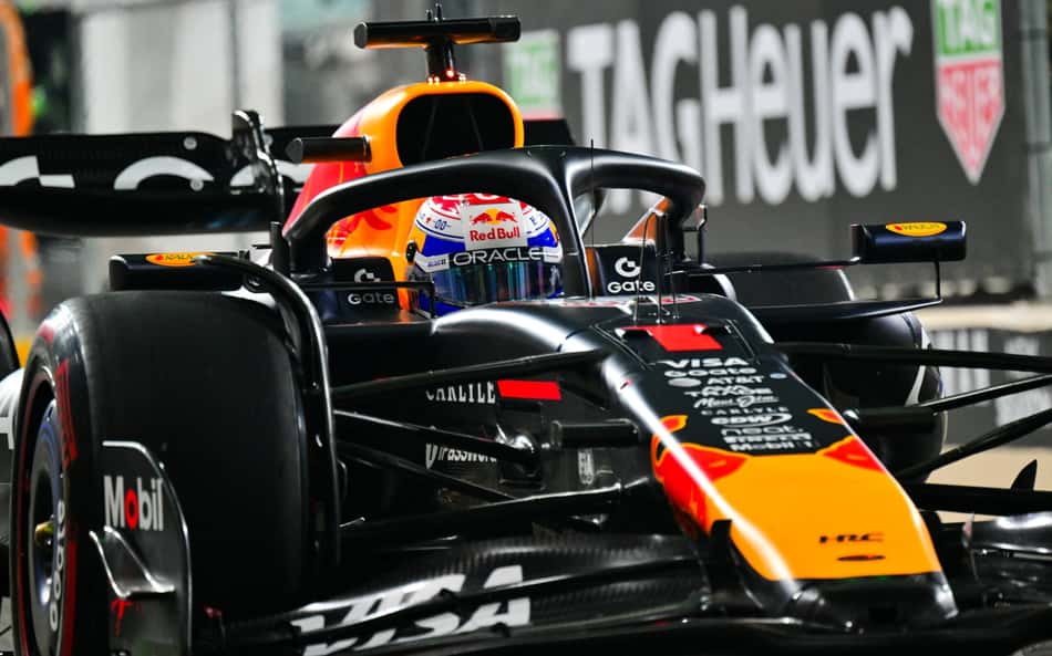 Max Verstappen na classificação do GP de Abu Dhabi (Foto: Andrej ISAKOVIC / AFP)