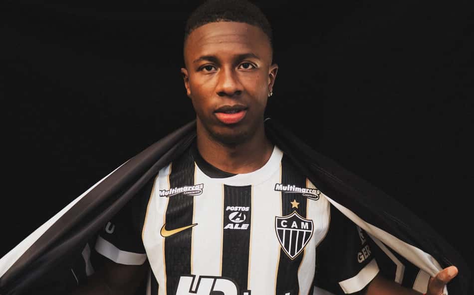 Alan Minda anunciado pelo Galo (Foto: Luís Amaral / Atlético)