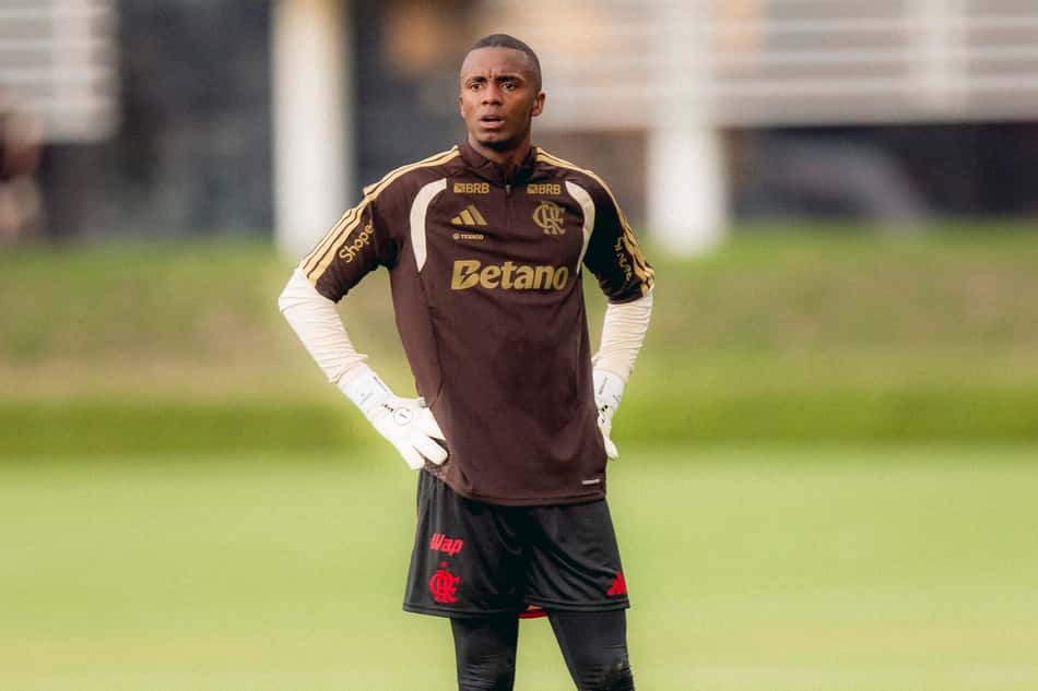 Andrew treina no Flamengo