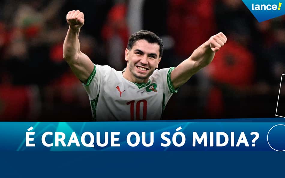 Brahim Díaz é destaque na Copa Africana de Nações (Arte: Lance!)