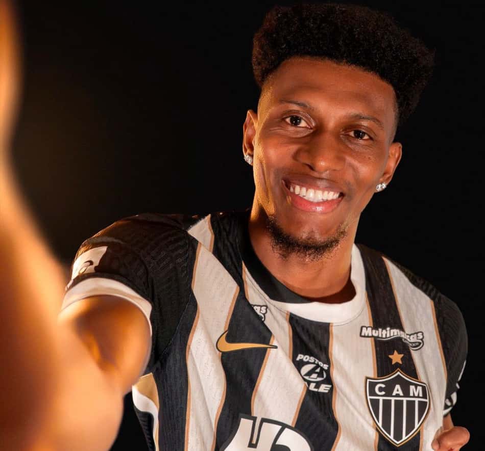 Cassierra anunciado pelo Atlético (Foto: Divulgação Atlético)