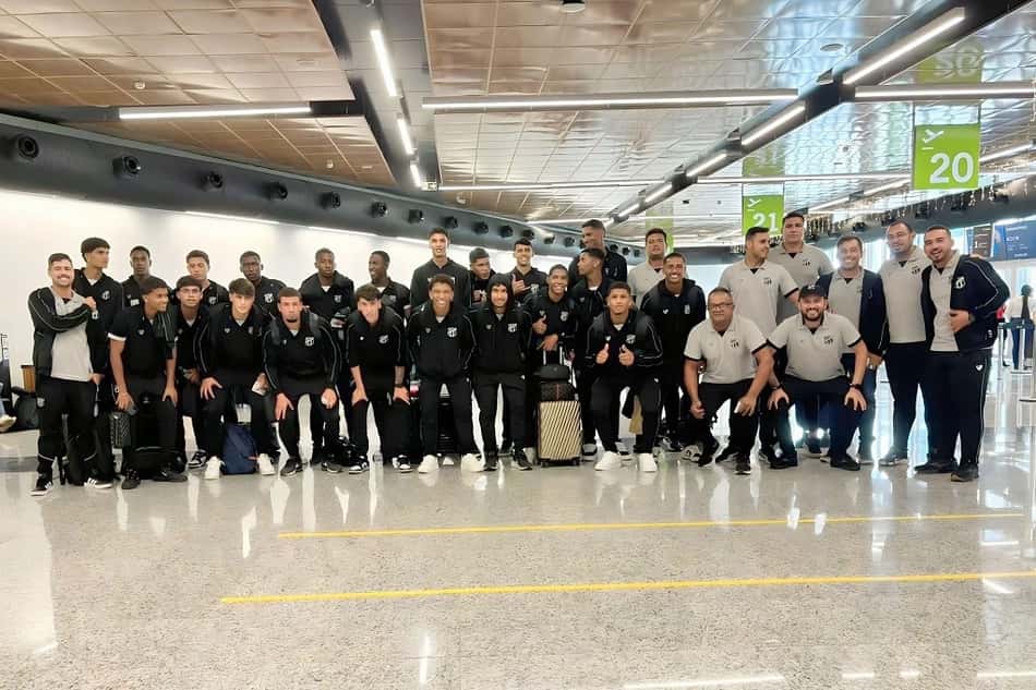 O Ceará já desembarcou para a disputa da Copinha (Foto: divulgação/Ceará SC)
