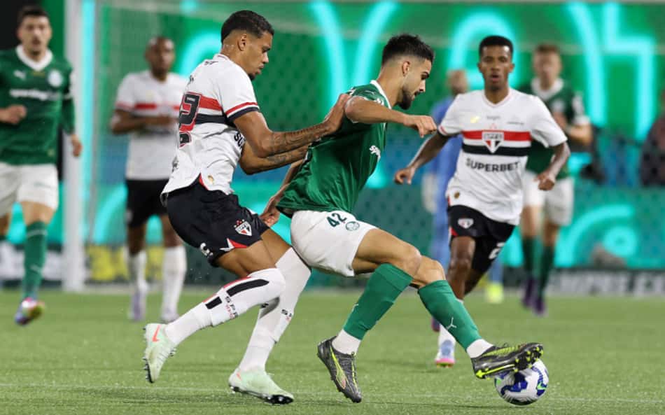 Palmeiras e São Paulo se enfrentam na Arena Barueri (Foto: Cesar Greco/Palmeiras/by Canon)