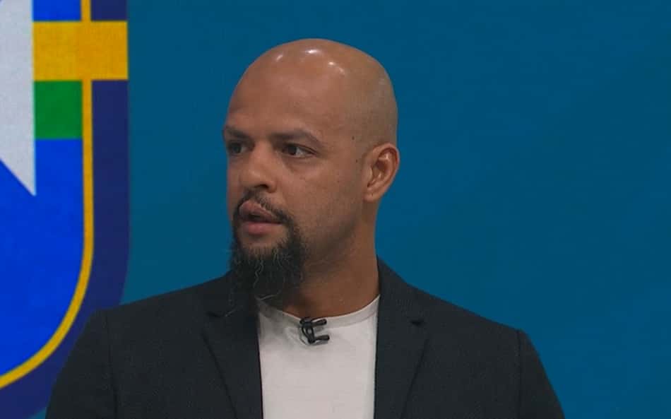 Felipe Melo pediu convocação de jogador do Flamengo (Foto: Reprodução Sportv)