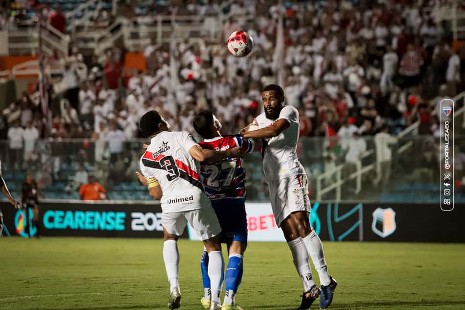 Partida entre Ferroviário e Fortaleza, pelo Campeonato Cearense (Foto: Leonardo Moreira/Fortaleza EC)