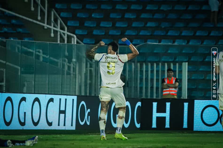 Kayke na partida entre Fortaleza e Maracanã, pelo Campeonato Cearense (Foto: Leonardo Moreira/Fortaleza EC)