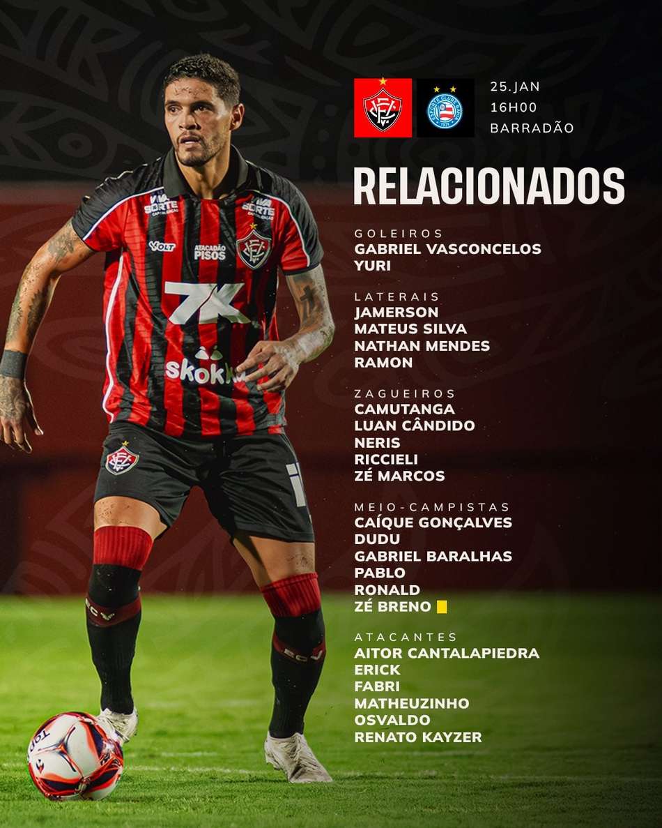 Relacionados do Vitória para o Ba-Vi (Foto: reprodução)