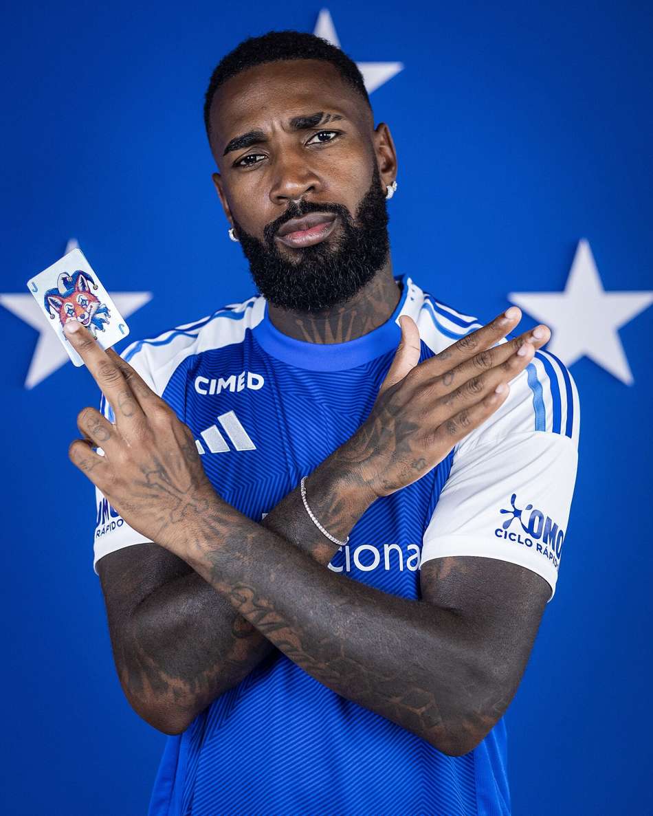 Gerson, novo reforço do Cruzeiro. Foto: Gustavo Aleixo/Cruzeiro