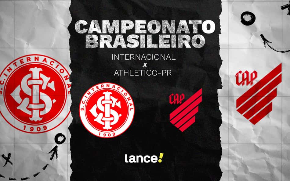 Internacional x Athletico: onde assistir ao vivo, horário e escalações do Brasileirão