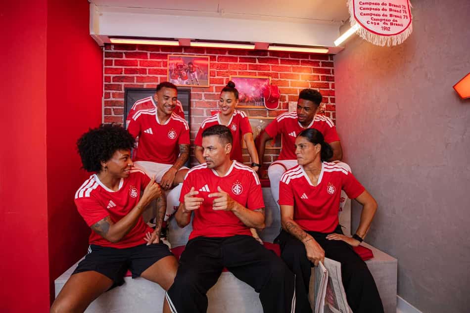 Apresentação do novo uniforme do Internacional