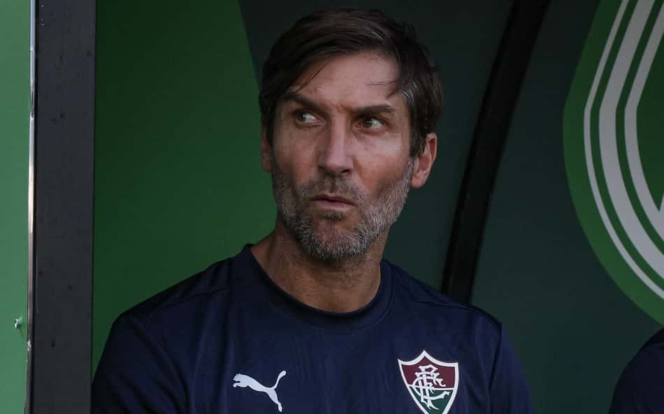 Maxi Cuberas, treinador do Fluminense contra o Boavista (Foto: Marcelo Gonçalve/FFC)