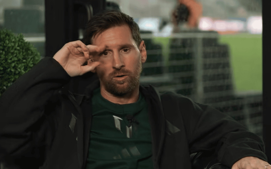 Messi em entrevista a portal argentino (Foto: Reprodução)