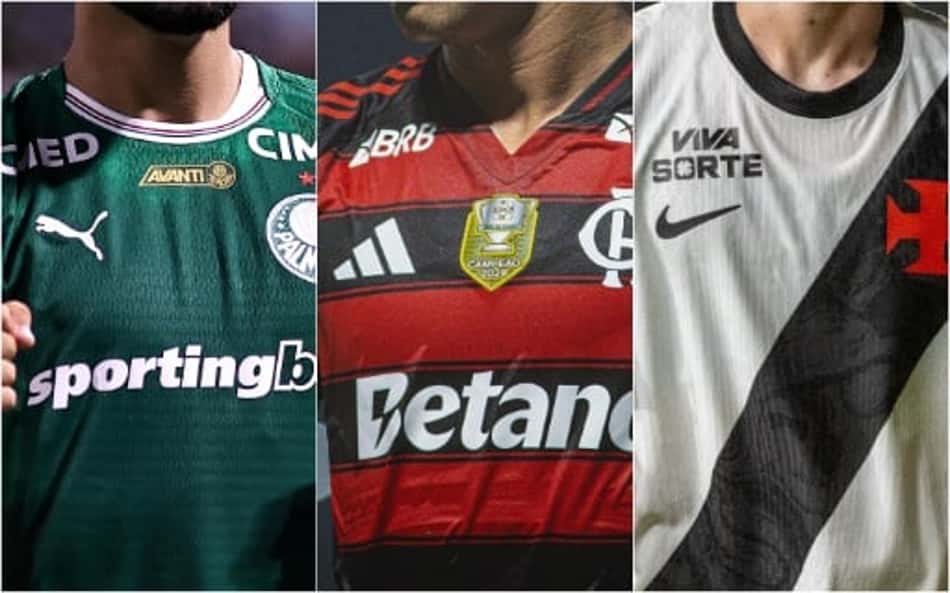 Ranking de fornecedoras de uniformes no Brasileirão tem nova liderança; veja marcas