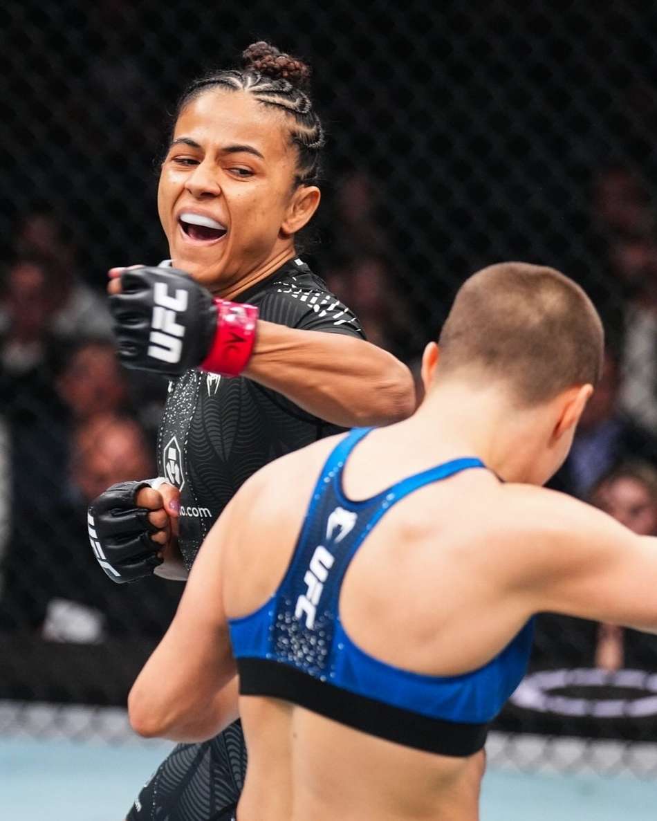 Natália Silva vence Namajunas no UFC 324 (Reprodução Instagram ufc)