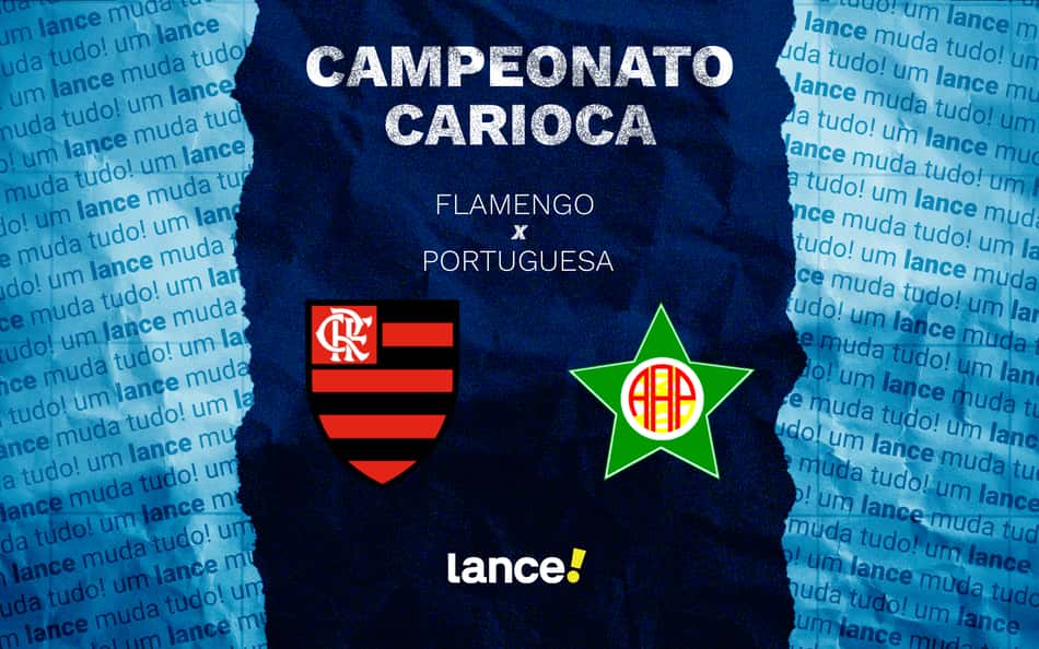 Onde assistir - Flamengo x Portuguesa (Foto: Arte/ Lance!)