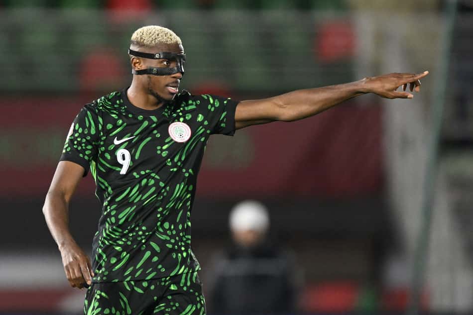 Osimhen pela Nigéria (Foto: SEBASTIEN BOZON / AFP) Copa Africana