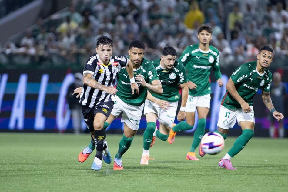 Palmeiras x Santos pela segunda rodada do Paulistão (Foto: Karen Fontes/Pera Photo Press/Gazeta Press)
