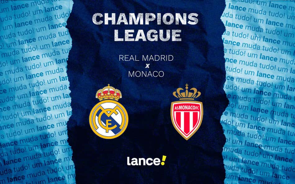 Real Madrid x Monaco: onde assistir e prováveis escalações do jogo pela Champions League