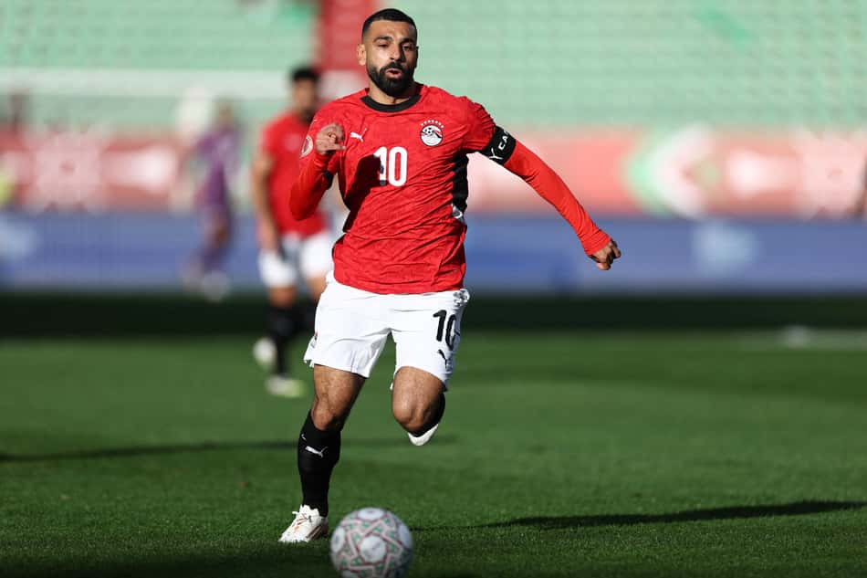 Salah pelo Egito (Foto: FRANCK FIFE / AFP))