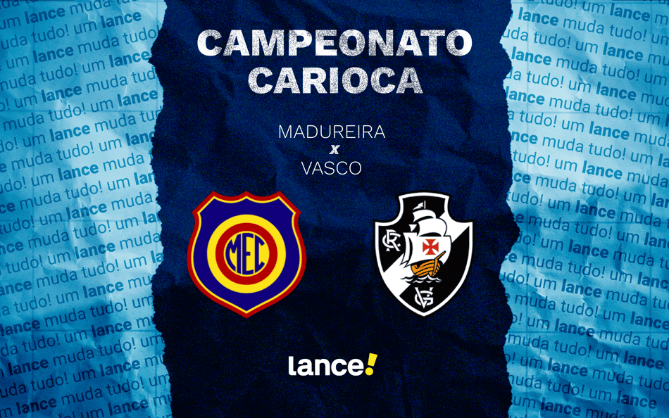 Madureira x Vasco: onde assistir, horário e prováveis escalações do jogo pelo Carioca