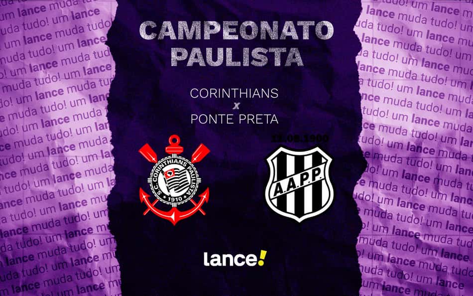 Corinthians x Ponte Preta (Foto: Arte/Lance!)