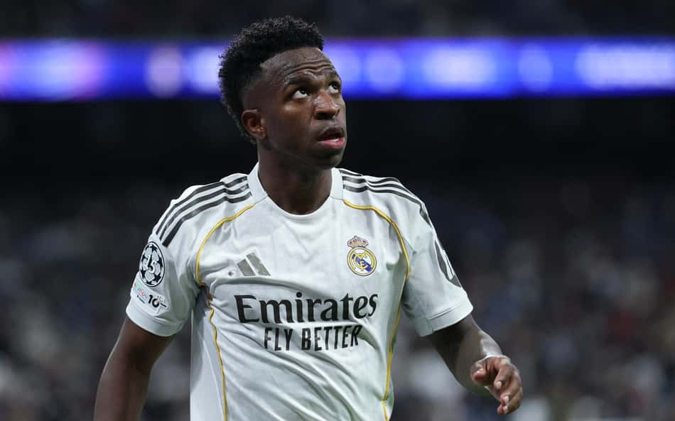 Vini Jr em ação pelo Real Madrid (Foto: Thomas Coex/AFP)