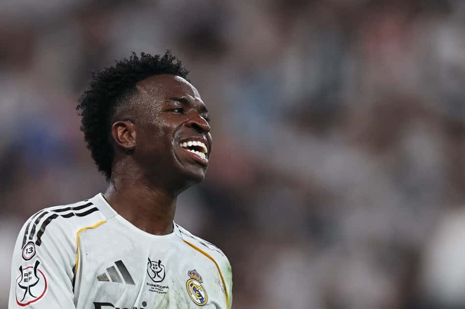 Vini Jr em ação pelo Real Madrid (Foto: Fadel Senna/AFP)