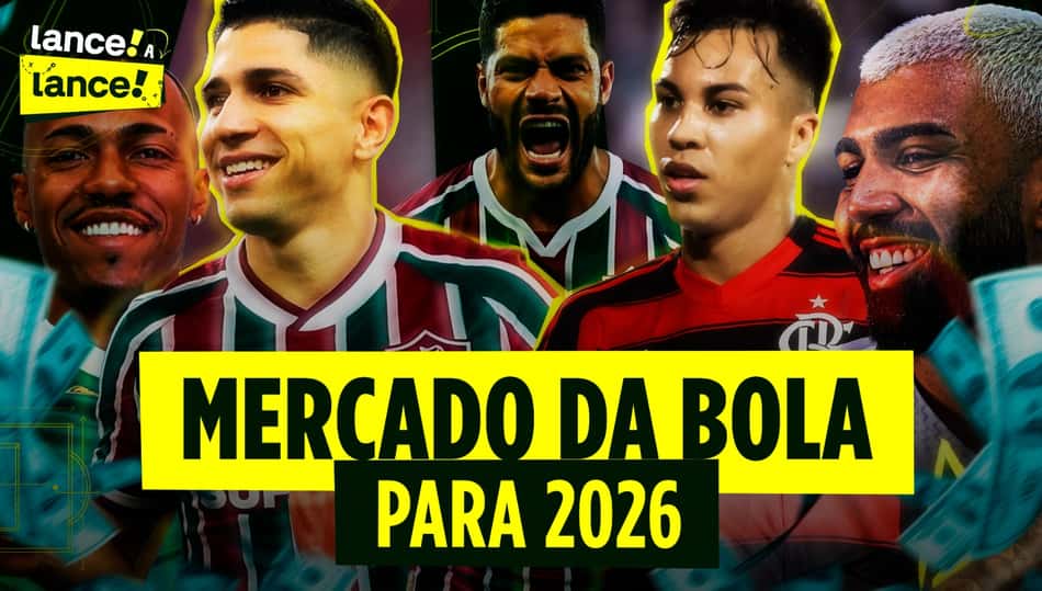 Live sobre o mercado da bola com notícias de Flamengo, Palmeiras, Fluminense e muito mais (Foto: Montagem Lance!)