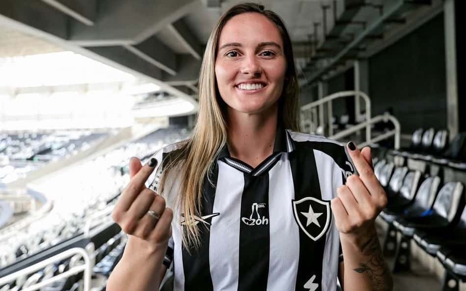 Yasmin Cosmann, nova contratação do Bofogo. (Foto: Artur Barreto/Botafogo)