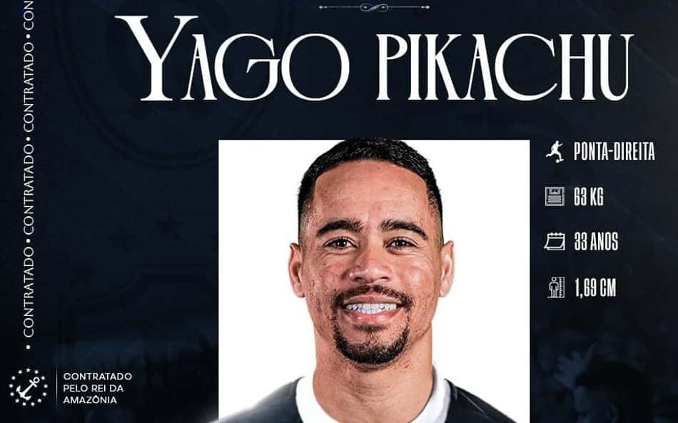 Yago Pikachu é o novo reforço do Remo (Foto: divulgação/Remo)