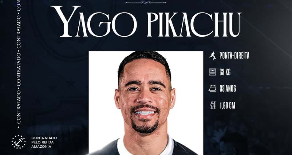 Yago Pikachu é o novo reforço do Remo (Foto: divulgação/Remo)