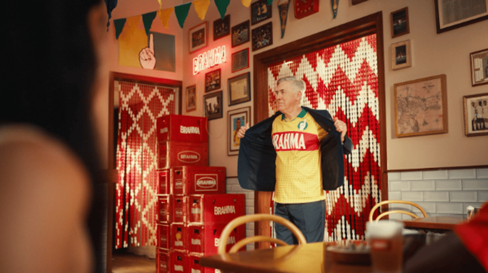 Carlo Ancelotti vai conhecer o carnaval em ação de patrocinadora