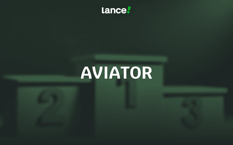 Imagem de capa exibindo o nome do jogo Aviator.