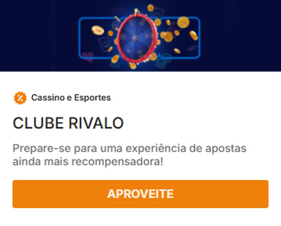 Clube Rivalo com programa de recompensas para apostadores