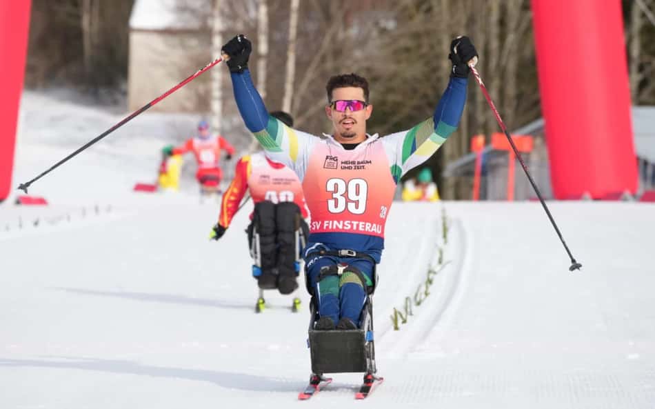 Cristian Ribera é ouro na Copa do Mundo de Paraesqui Cross Country