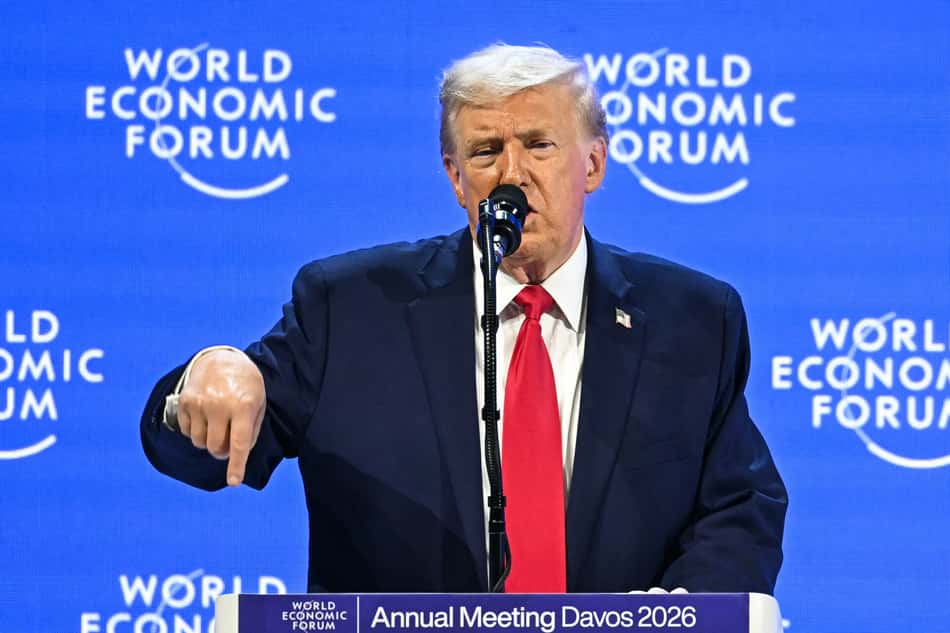 Donald Trump, durante discurso no Fórum Econômico de Davos