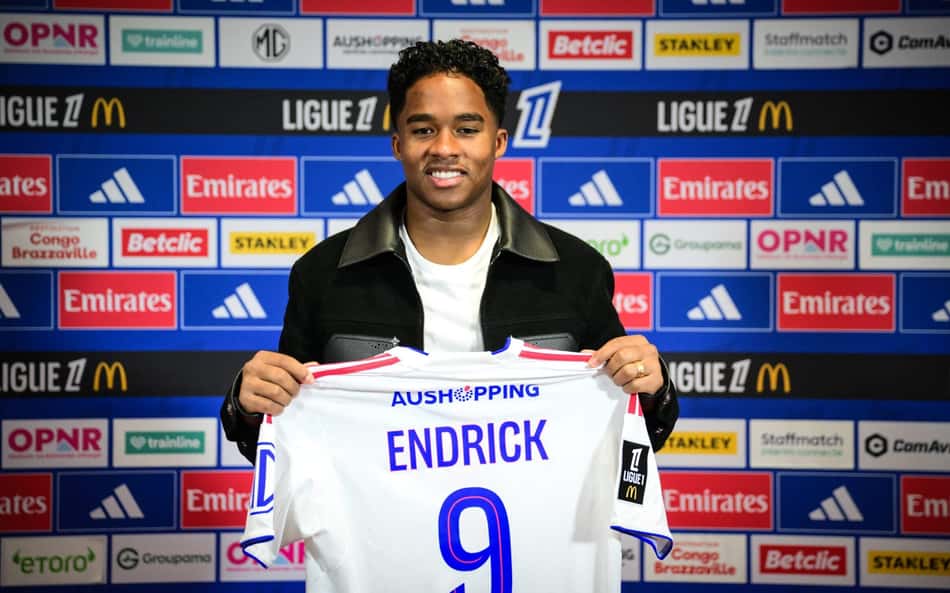 Endrick marca em estreia pelo Lyon; veja gol