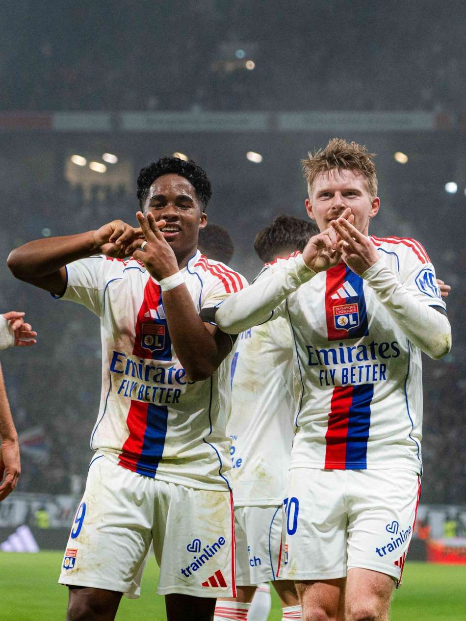 Endrick em ação pelo Lyon (Foto: Divulgação/OL)