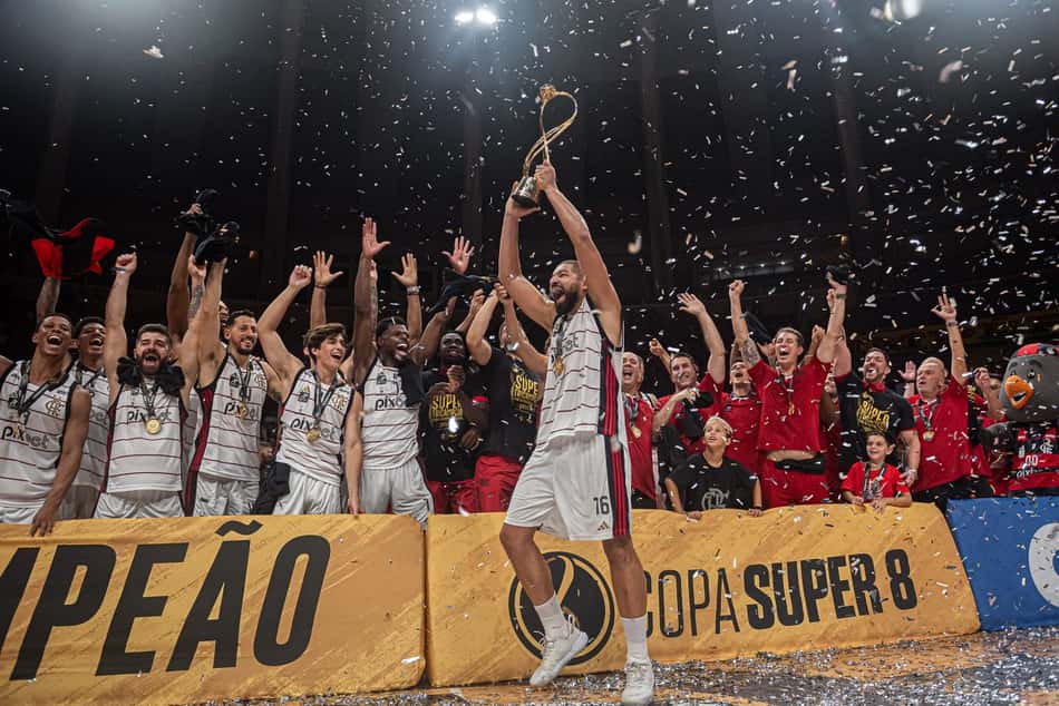 Flamengo, campeão da Copa Super 8 em 2024 (Foto: Paula Reis/ Flamengo)