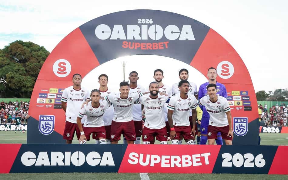 Time do Fluminense para o confronto contra o Boavista, pelo Campeonato Carioca (Foto: Marcelo Gonçalves/FFC)