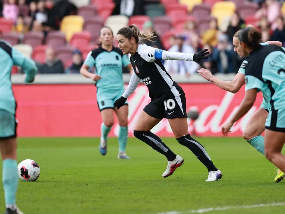 Gabi Zanotti marcou o gol que classificou o Corinthians à final da Copa dos Campeões. (Foto: Rodrigo Gazzanel / Corinthians)