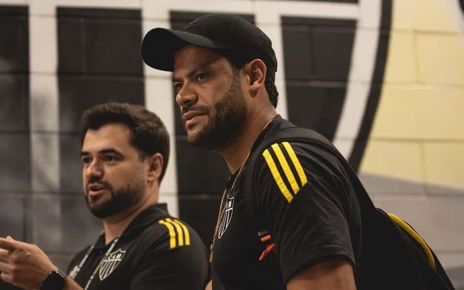 Hulk antes de Atlético-MG x Fortaleza (Foto: Pedro Souza / Atlético-MG)