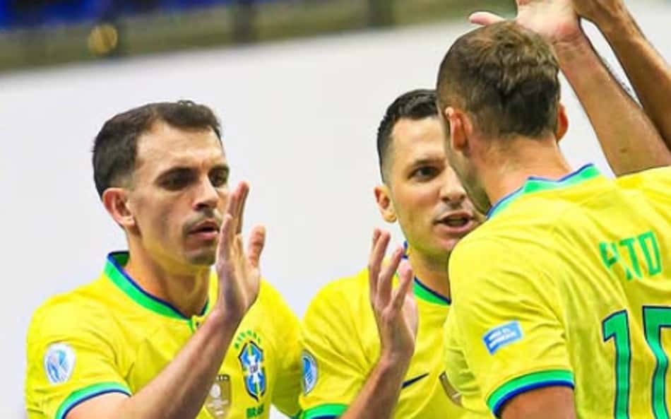 Veja lances da vitória do Brasil sobre Venezuela na Copa América de Futsal