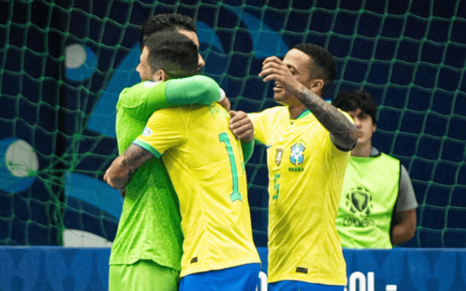 Veja os lances da vitória do Brasil na semifinal da Copa América de futsal
