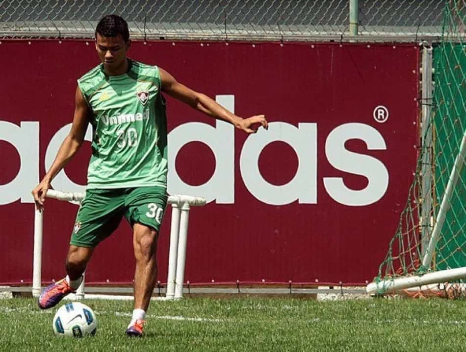 Rodrigo Lindoso nos tempos de Fluminense (Foto: Divulgação)