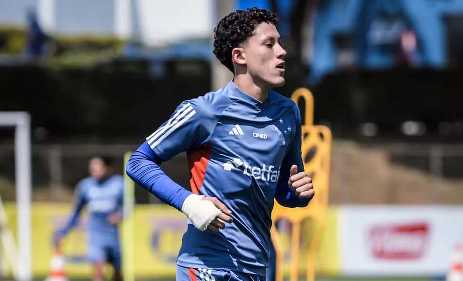 Felipe Morais, do Cruzeiro (Foto: Gustavo Aleixo/Cruzeiro)